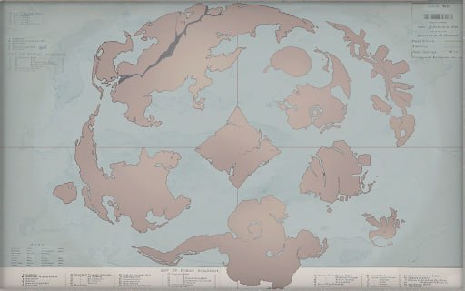 (HNA) world map (this picture should be shown ingame as well)should be the world map for HNA, obviously not all of this is playable currently and is stc, very cool to see the regions right now (idk where the currently playable areas are LOL)- donut