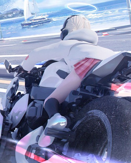 [Varsapura]Motorcycle Headphones Girl[Varsapura]Motorcycle Headphones Girl