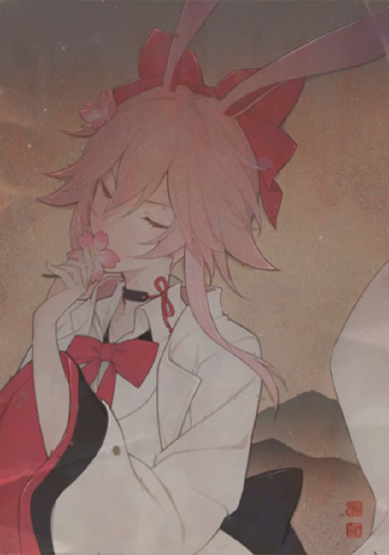 (hsr 4.0)and another billboard art from planarcadiais this our first look at the yae sakura expy? i think the outfit may change from this art but she looks stunning- donut