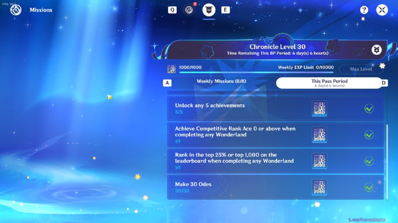 Milliastra Wonderland Battle Pass (IN-GAME)Milliastra Wonderland Battle Pass (IN-GAME)