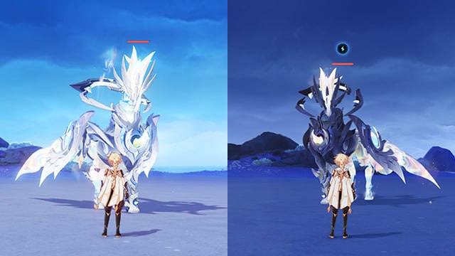 「原 6.1」😘 6.1新敌人：霜夜灵嗣首领#妮可少女 #原神「GI 6.1」😘 6.1 New Enemy: Frostnight Scion Boss[HomDGCat] #GI