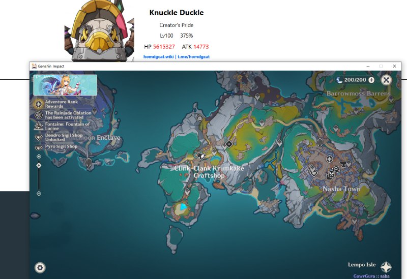 Flins/Aino Boss Location