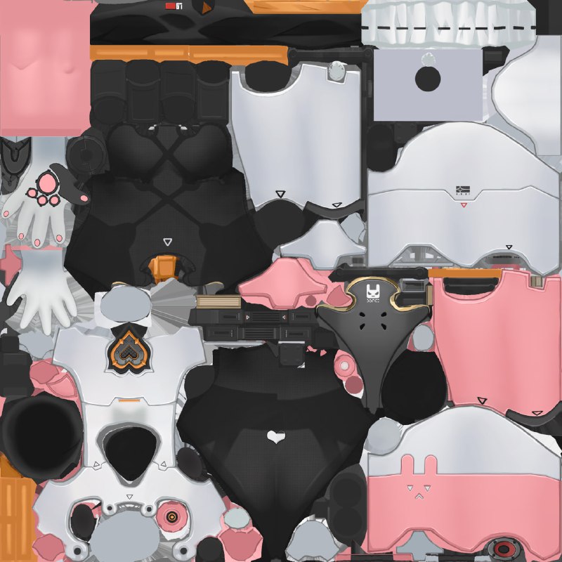 Seen a couple people request this. Here are the textures for Aria's robot form.(Also hi to everyone from Seele's TG!)Seen a couple people request this. Here are the textures for Aria's robot form.(Also hi to everyone from Seele's TG!)