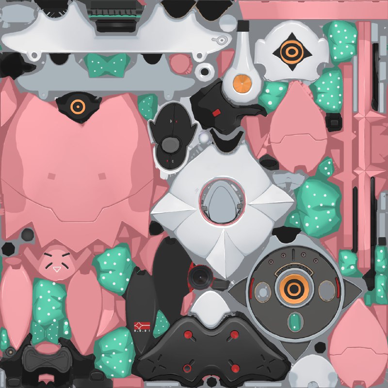 Seen a couple people request this. Here are the textures for Aria's robot form.(Also hi to everyone from Seele's TG!)Seen a couple people request this. Here are the textures for Aria's robot form.(Also hi to everyone from Seele's TG!)