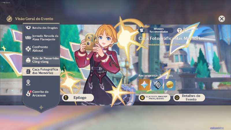 eventos (tá faltando o principal)eventos (tá faltando o principal)