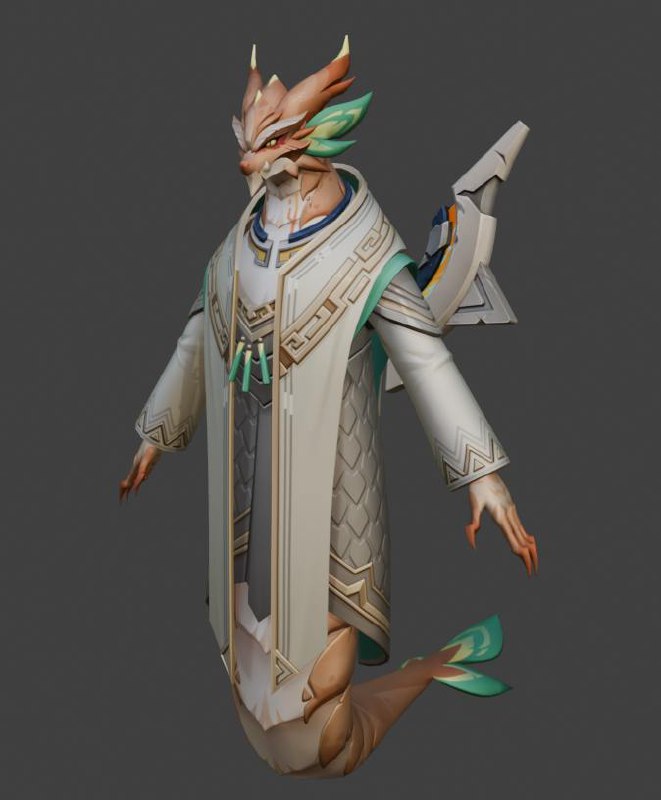 #Jelena via KLP5.2 盗火贤者 模型文件名: Kukulkan (库库尔坎)#Jelena via KLP5.2 盗火贤者 模型文件名: Kukulkan (库库尔坎)