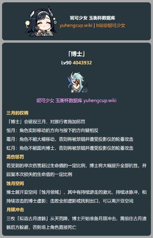 「原 6.3v1」😘 博士周本技能#妮可少女 #原神homdgcat.wiki/gi/bosshomdgcat.wiki/gi/future「GI 6.3v1」😘 The Doctor Boss Abilities#HomDGCat #GIhomdgcat.wiki/gi/bosshomdgcat.wiki/gi/future