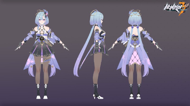 [HI3 - 8.6 BETA] Cosmic Expression Skin RenderThanks to Chi for the render.