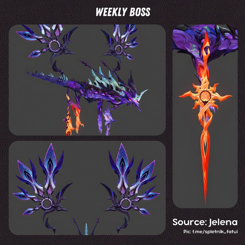 source #spletnik_fatui #Jelena5.3 周本 BOSS 模型渲染原画质source #spletnik_fatui #Jelena5.3 周本 BOSS 模型渲染原画质