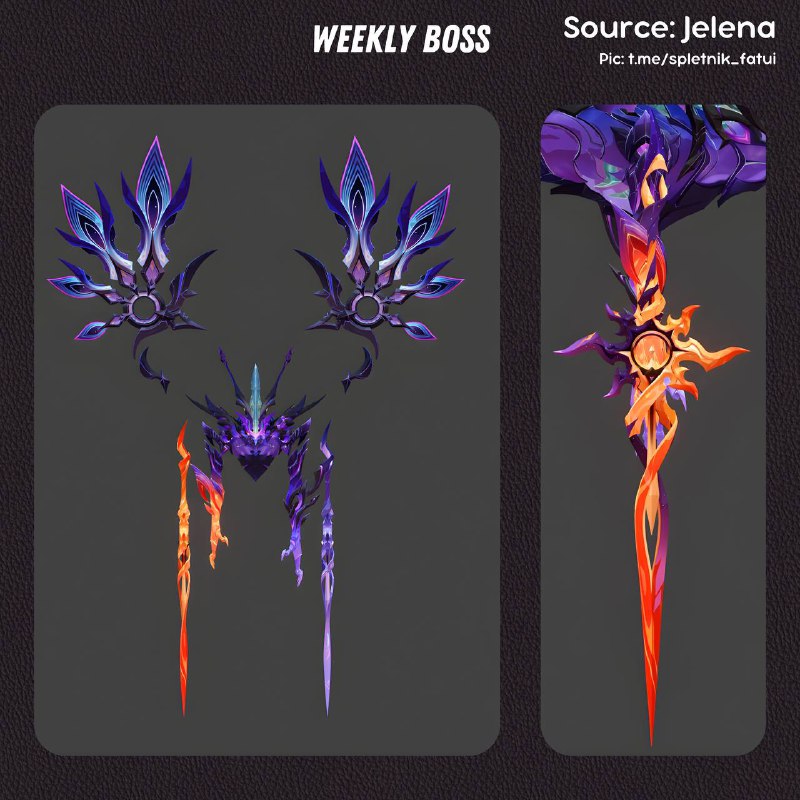 source #spletnik_fatui #Jelena5.3 周本 BOSS 模型渲染原画质source #spletnik_fatui #Jelena5.3 周本 BOSS 模型渲染原画质