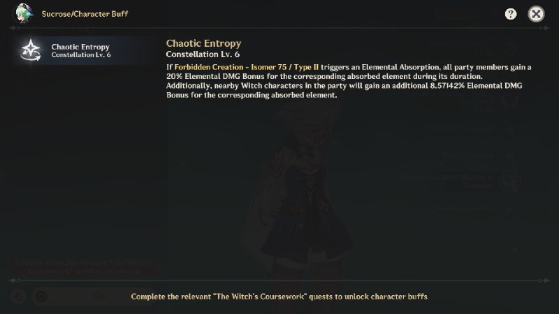 [GI - 6.2 BETA] Fischl / Sucrose Buff UI[GI - 6.2 BETA] Fischl / Sucrose Buff UI