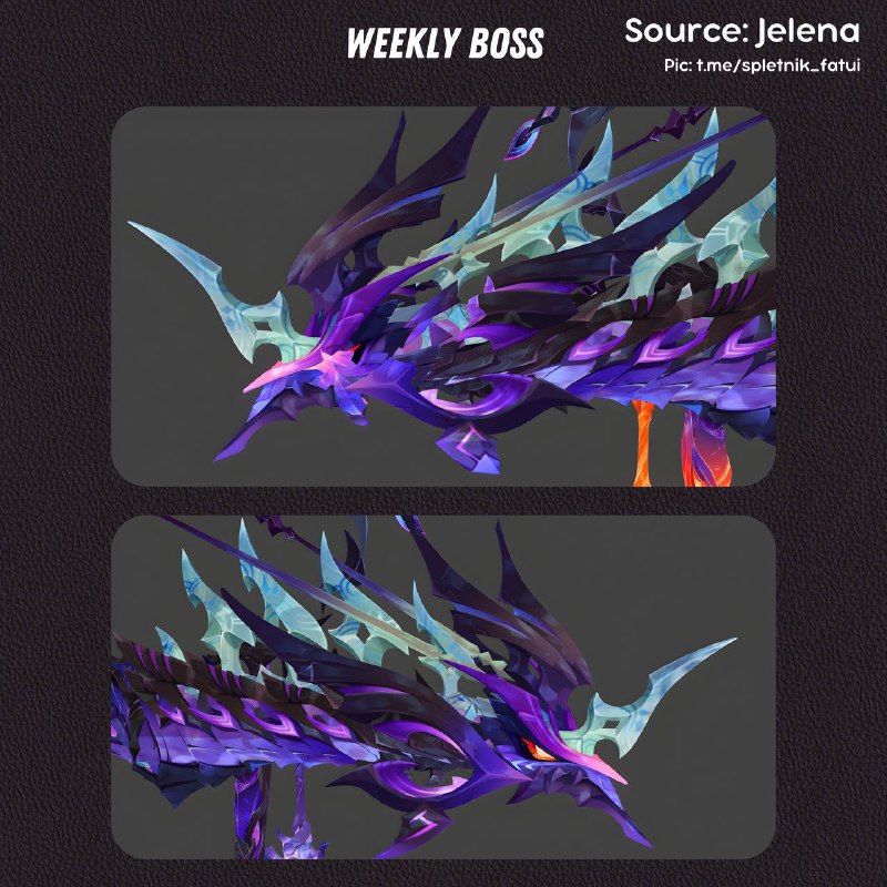 source #spletnik_fatui #Jelena5.3 周本 BOSS 模型渲染原画质source #spletnik_fatui #Jelena5.3 周本 BOSS 模型渲染原画质