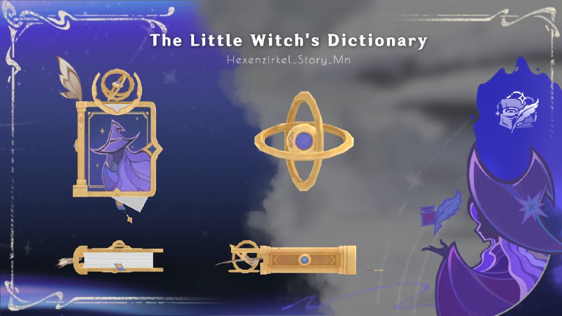 [GI6.2v1]Book used to access The Witch's Coursework quests, completion of which unlocks additional talents/buffs for the corresponding charactersP. S. Marked as Snezhnaya's item