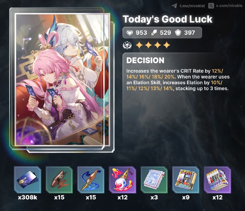 🧷 materials for new lightcones 4.0#hsr