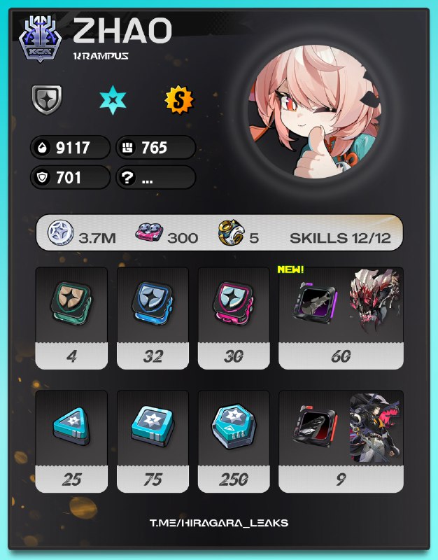 [ZZZ 2.5] Zhao mats UPDYe Shunguang no changes