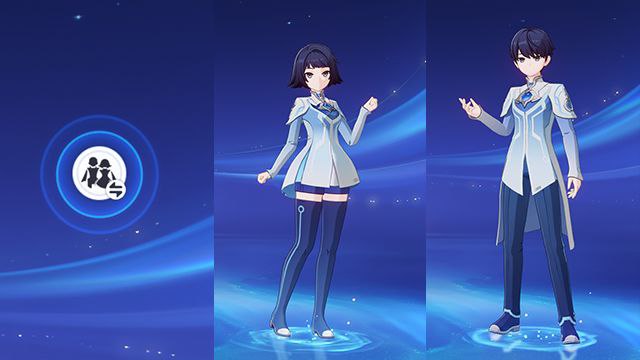 ［GI 6.1Beta］在当前的装扮搭配界面，可以调整奇偶的衣装、妆容、互动表情与动作，通过左侧页签可以在上述内容界面之间切换