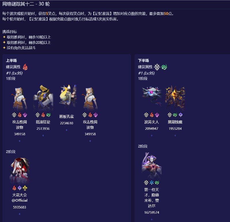 ［HSR 4.0Beta］4.0混沌回忆