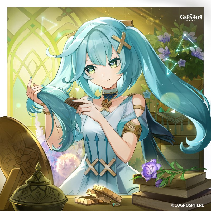 珐露珊生日快乐｜干嘛？年纪大就不能赶潮流追风尚了吗？哎哎，现在的年轻人怎么回事，比约定时间早到这么多…算了，看在你用心准备了看望前辈的礼物的份上，就不和你计较了