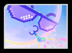 ［HSR 4.0Beta］新装饰名片幻月•吹吹只是在吹彩带的幻月