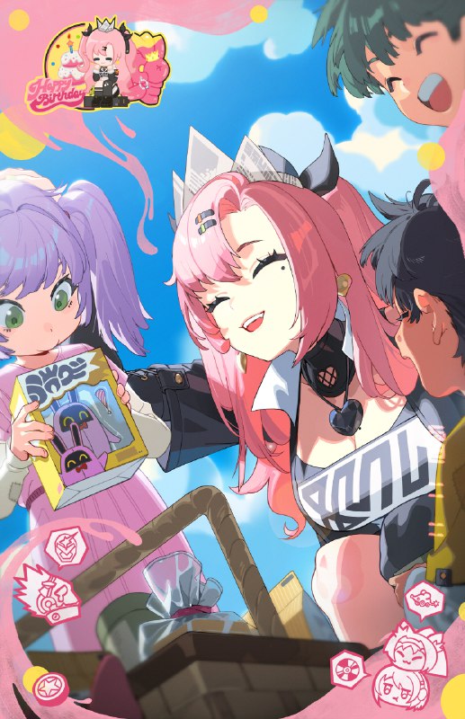 生日快乐妮可丨月亮与六丁尼「末日将临让幸存的主角突然意识到，比起世俗的成功，他更想完成儿时的梦想…」「哼哼，我们狡兔屋可不会面临这种两难，因为丁尼是我们一贯的目标！」「总之，谢谢绳匠请客，生日的免费电影果然是最好看的！」「不过今天，我还有个必须完成的委托，先告辞啦~」