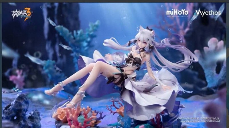 琪亚娜手办-月海流华