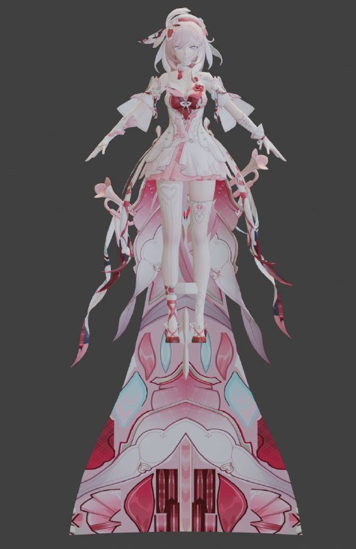 ［HI3rd 8.4Rel］新的爱莉希雅装甲模型初步渲染［HI3rd 8.4Rel］新的爱莉希雅装甲模型初步渲染