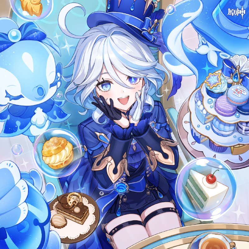 芙宁娜生日快乐这么着急把我叫过来，是给我准备了惊喜吧