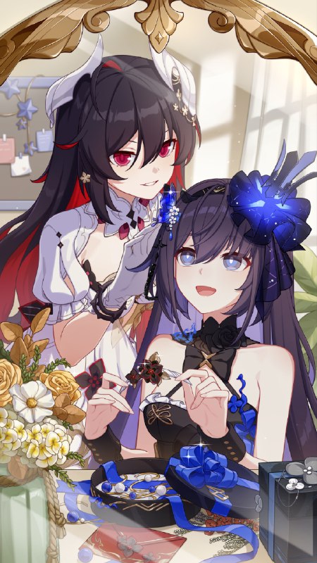 ［HI3rd］「这些……是专门送给我们的礼物吗，希儿？真漂亮，有点舍不得拿出来佩戴呢