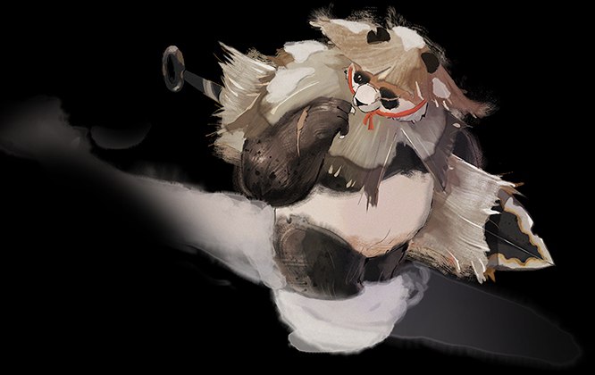 ［ZZZ 2.5Beta］（Spolier）它的名字应该是大潘，隶属于熔铁佣兵团，是一名发誓守护同伴的剑士