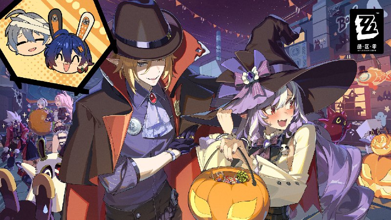[ZZZ] Halloween诡魅之夜 | 六分街奇遇记「敲门，咚咚咚！」「是谁呀？」「晚...晚上好，法厄同大人...」「尊敬的绳匠大人，别看薇薇安那副害羞的样子，她对于今天，其实已经期待很久了