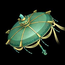 ［GI 6.3Pre］小道具「青玄乘阳华盖」经由地脉洗礼，补充了灵气的「青玄乘阳华盖」，能够唤出青玉高辇，帮助使用者快速前往某地