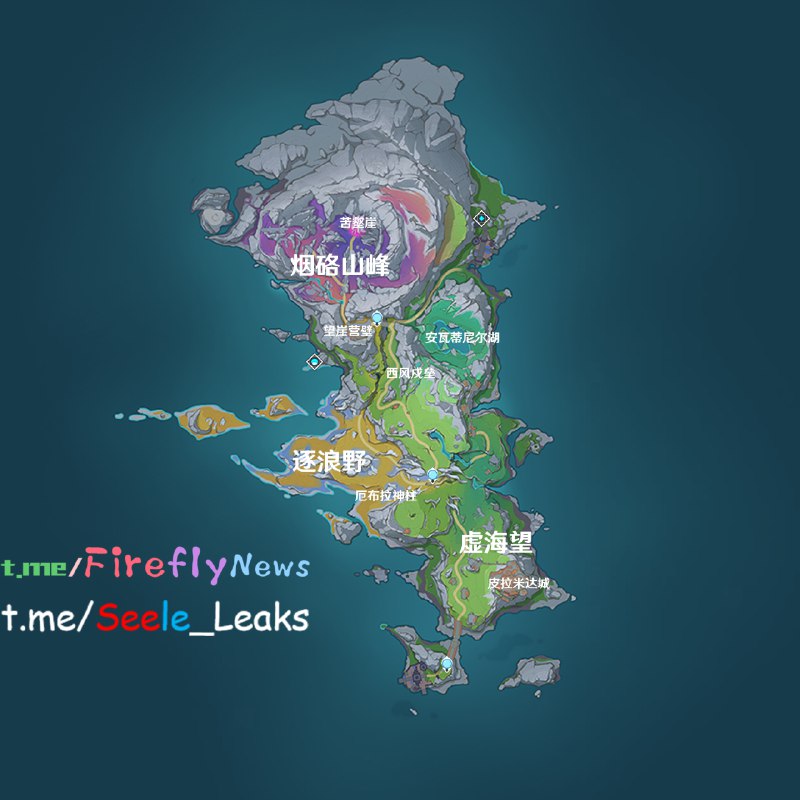 ［GI 6.3Beta］标注了地名之后的地图